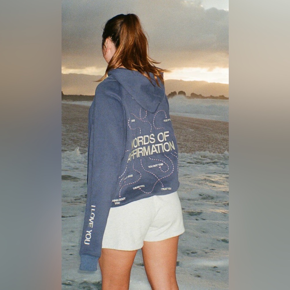 Dandy Worldwide Words of Affirmations Oversized Lux Hoodie